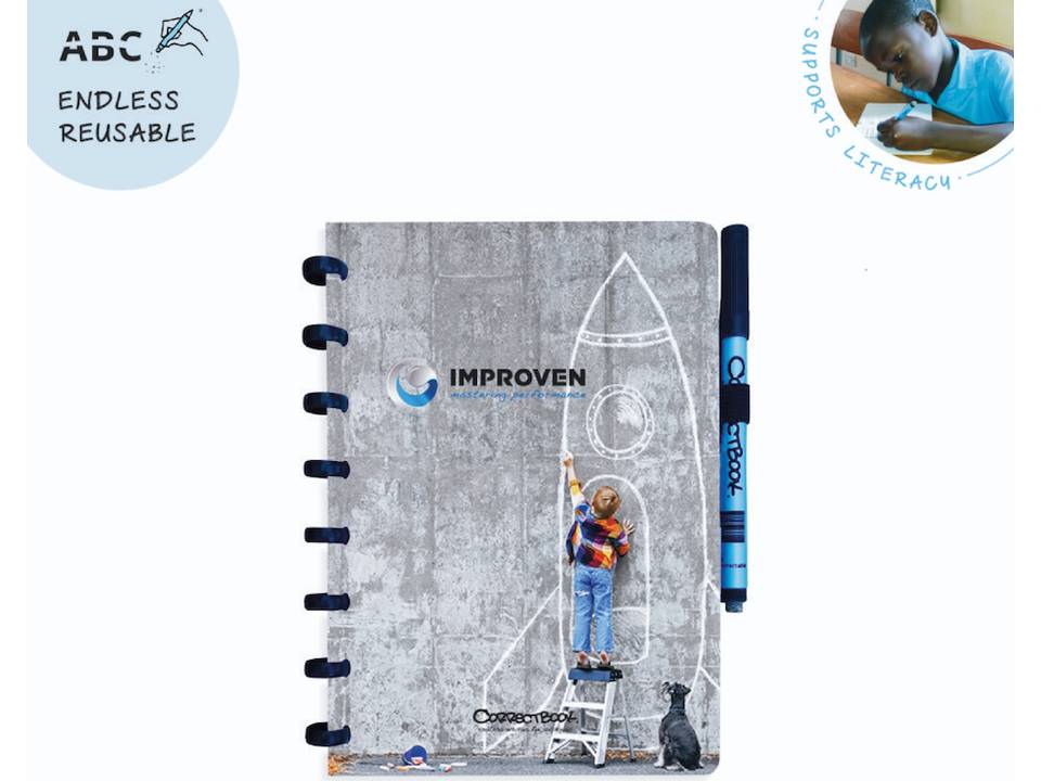 Correctbook - uitwisbare en herbruikbare notitieboek A5 10