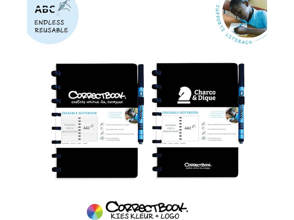 Correctbook - uitwisbare en herbruikbare notitieboek A5 11
