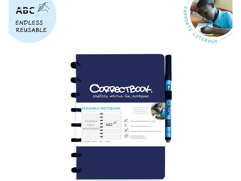 Correctbook - uitwisbare en herbruikbare notitieboek A5 9