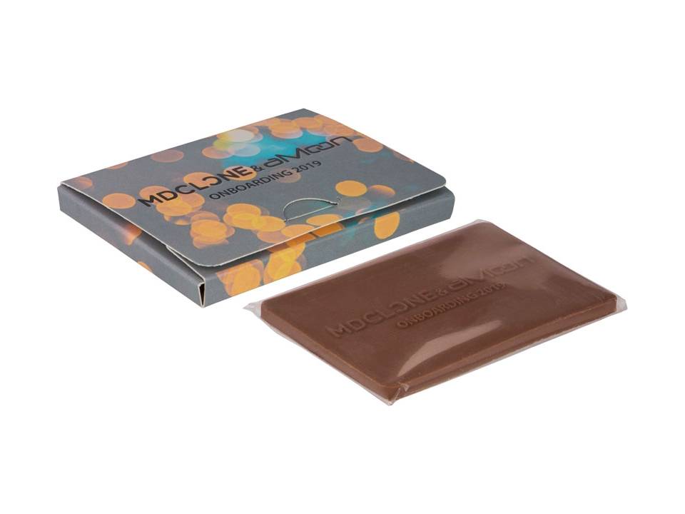 Creditcard chocolade bedrukken