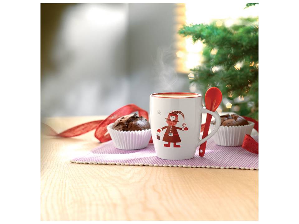 Kerstmok met lepeltje 2