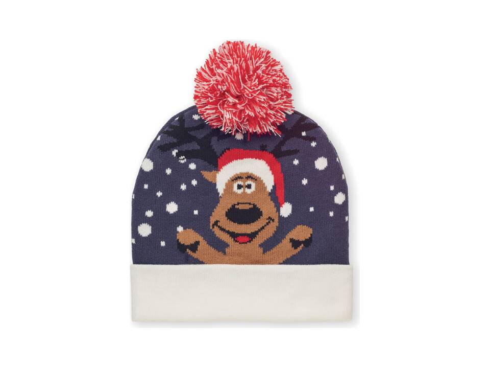 Feestelijk gebreide kerstmuts 5