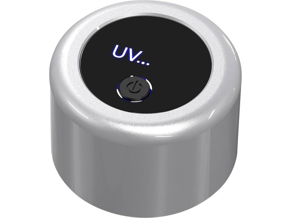 Anti-bacteriën UV-C sterilisatie fles met oplichtend logo 2