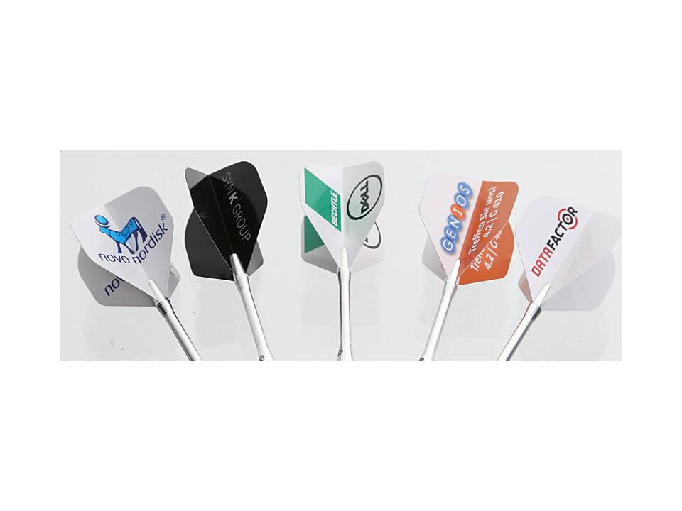 Dartflights - toernooikwaliteit - voor 3 darts pijlen 4
