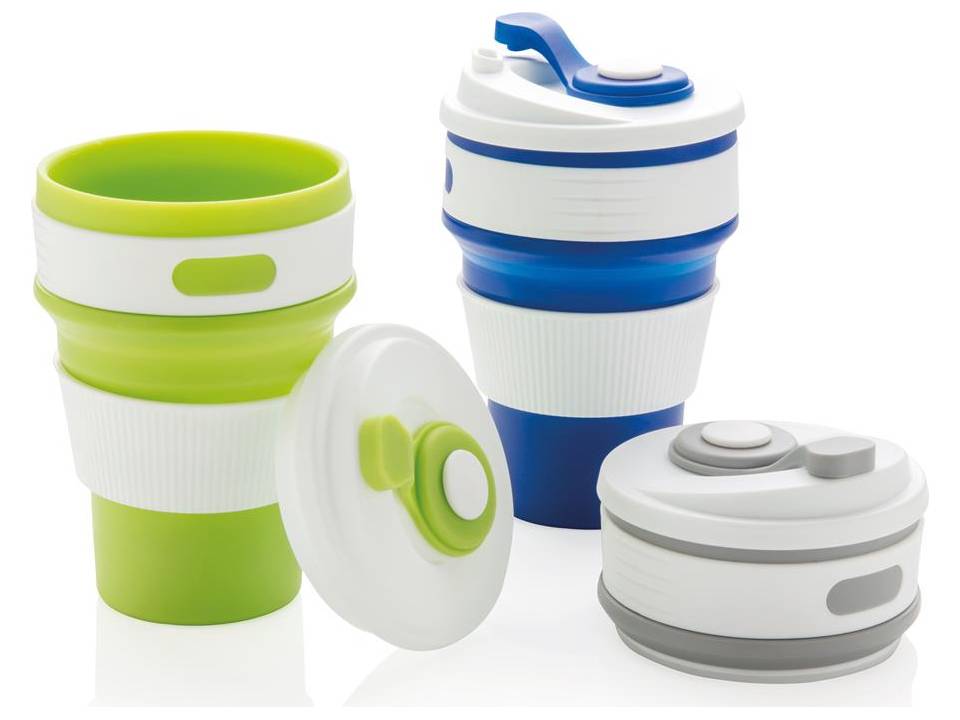 Draagbare en opvouwbare beker - 350 ml