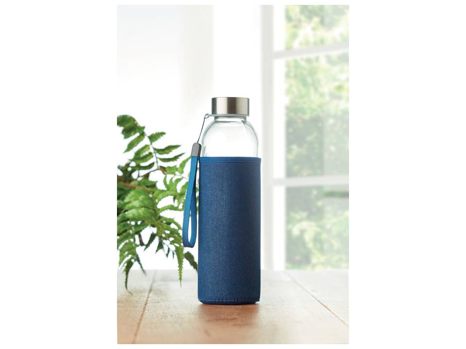 Drinkfles in Denim puch - 500 ml 4
