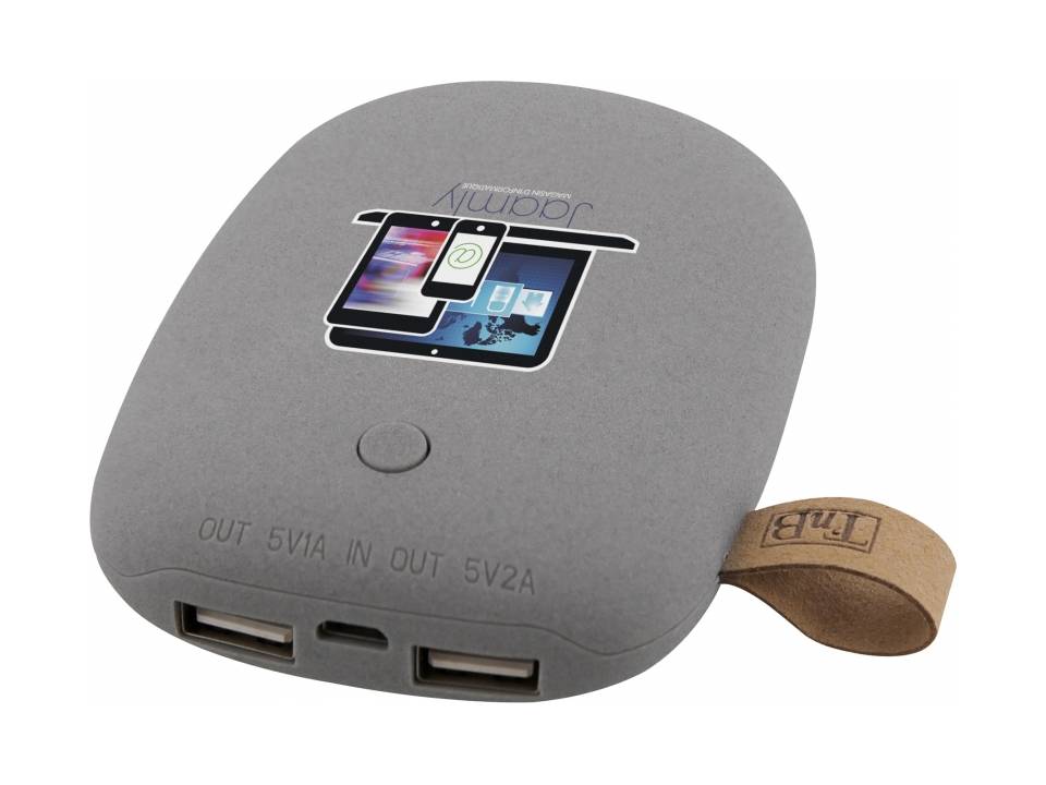 Powerbank Premium in vorm van steen - 6600 mAh 2