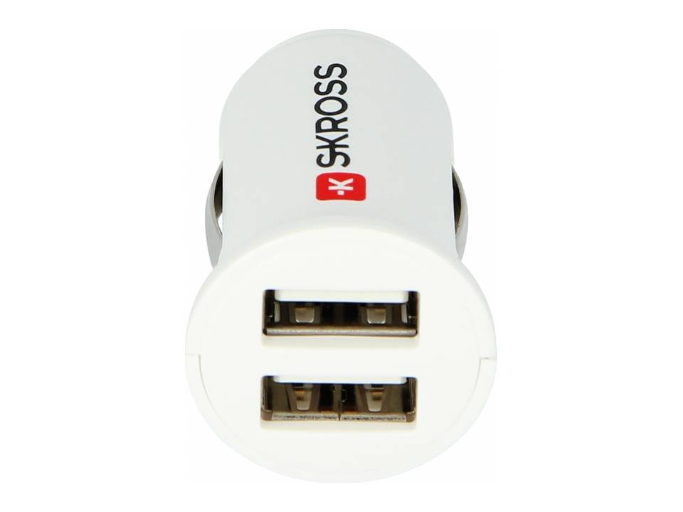 Skross Midget dual usb-oplader voor in de auto 2