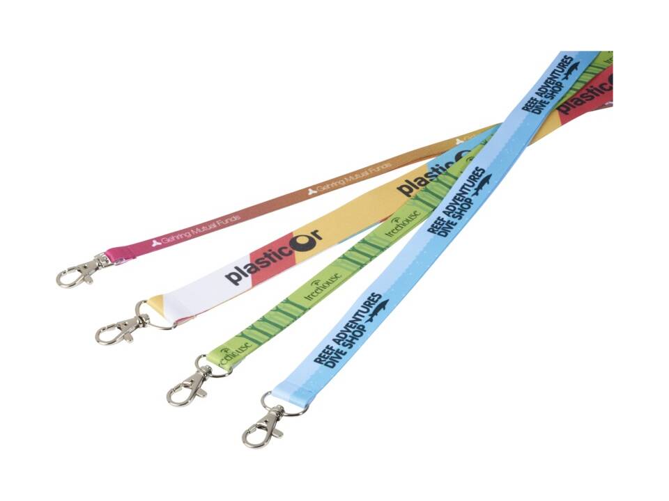 Dubbelzijdig bedrukte lanyards uit Satijnpolyester