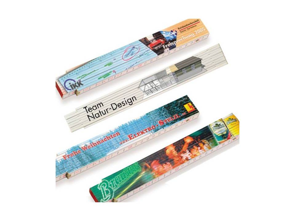 Duurzame professionele vouwmeters - 2 meter