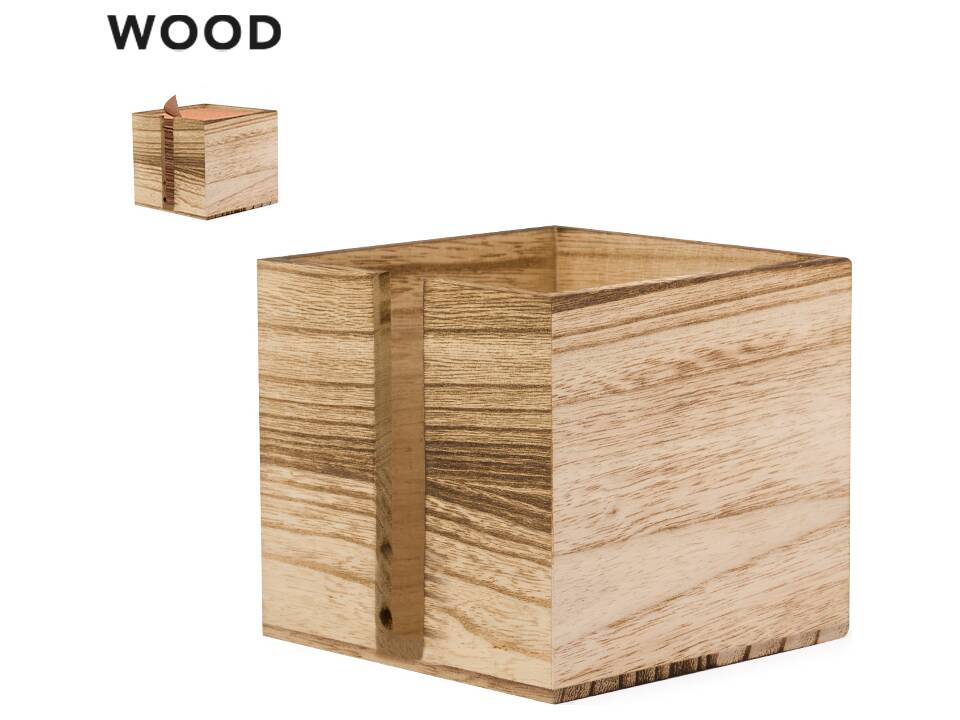 Eco servetten houder van hout