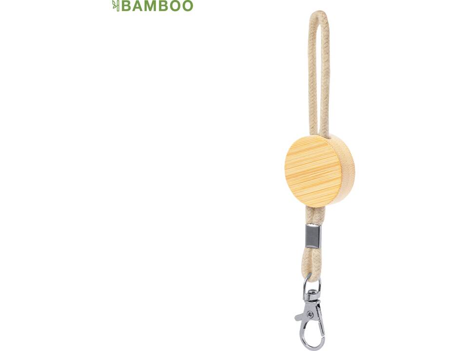 Eco sleutelhanger bamboe