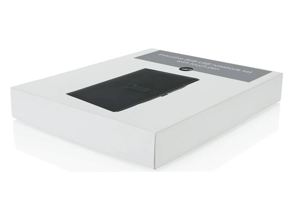 Executive 8GB USB notitieboek met stylus pen 5