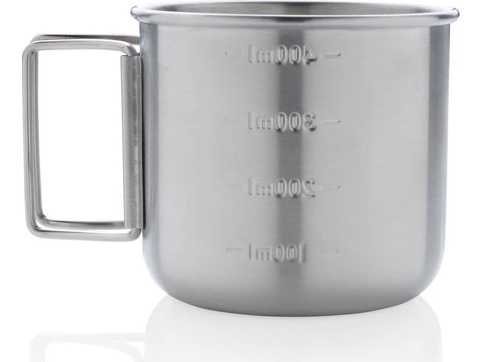 Explorer enkelwandige roestvrijstalen beker - 450 ml 4