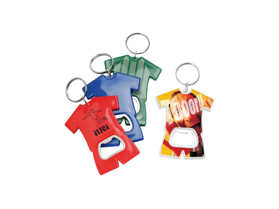 Fan sleutelhanger met flesopener