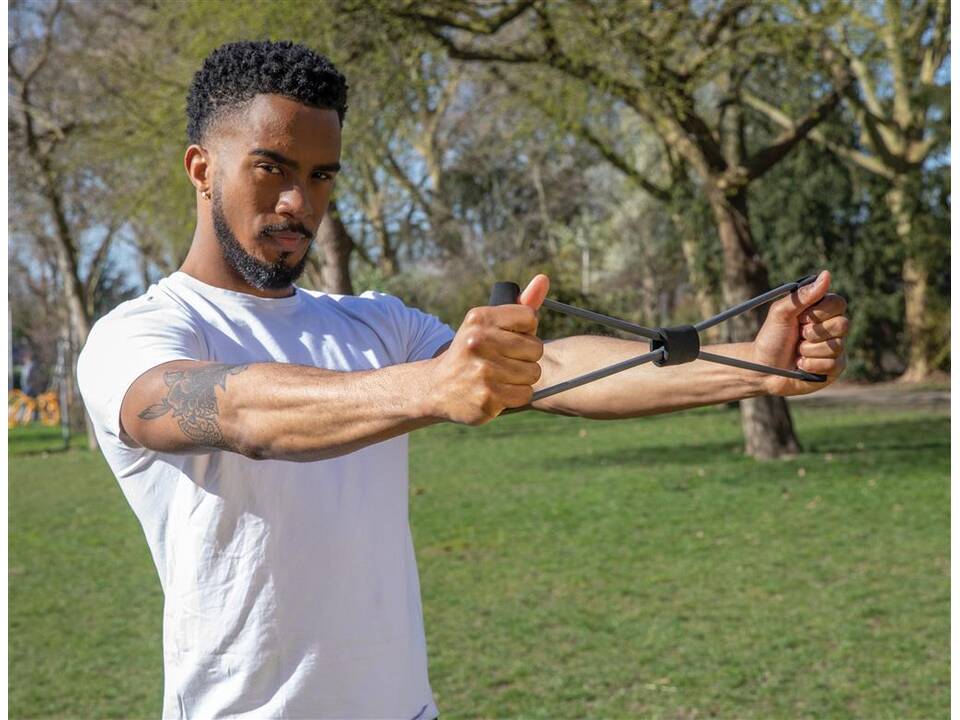 Fitness 8 shape oefenband in etui 9