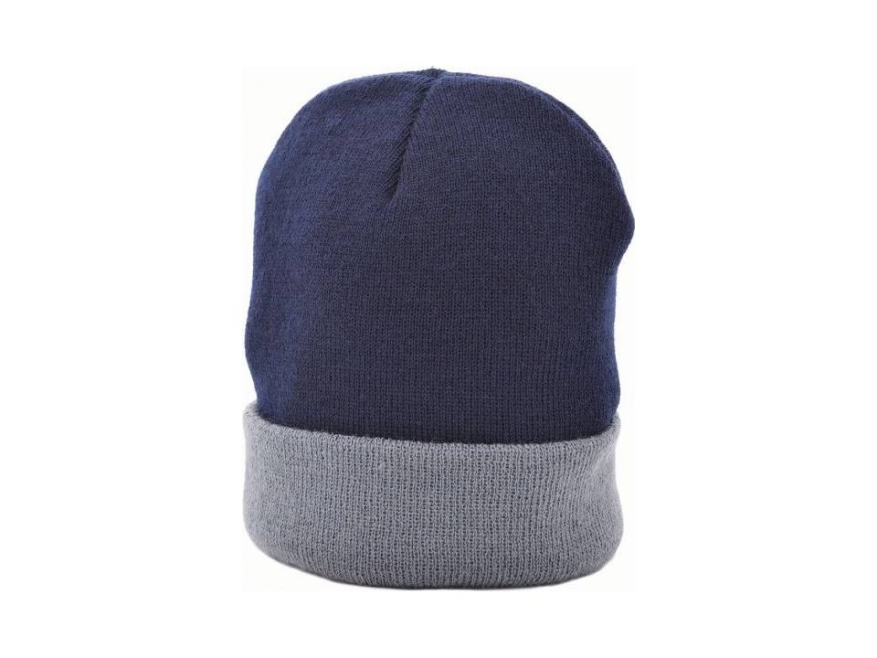 Gebreide duo colour muts