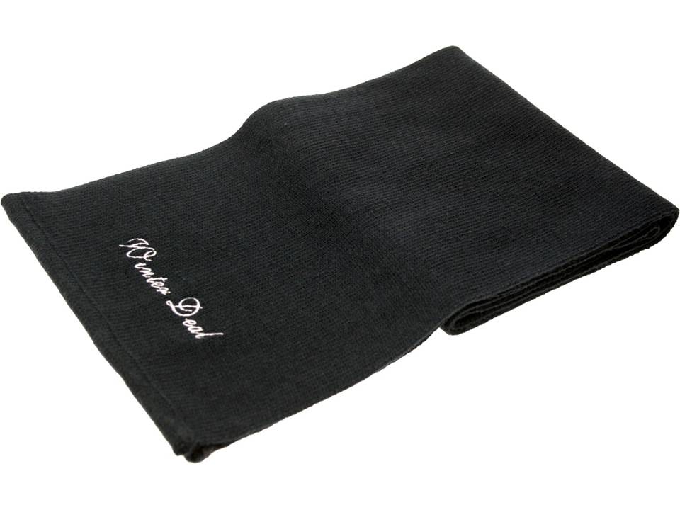 Gebreide promo sjaal met logo borduring 5