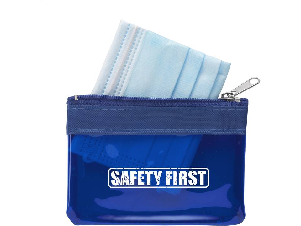 Geldbeurs en opbergetui voor sleutels of mondkapje