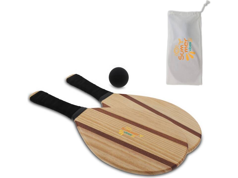 Houten Frescoball strandset 6