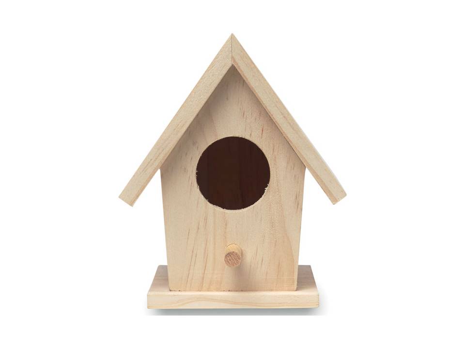 Houten vogelhuisje bedrukken