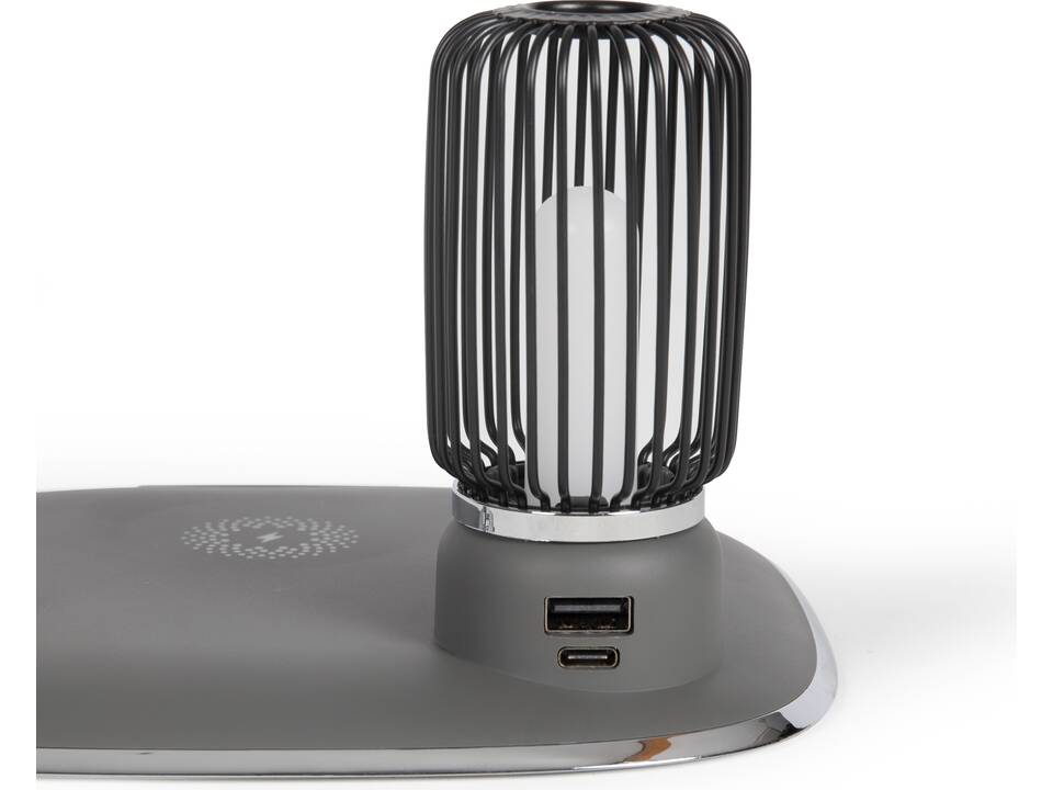 Bedlampje met 15W snelle draadloze oplader 2