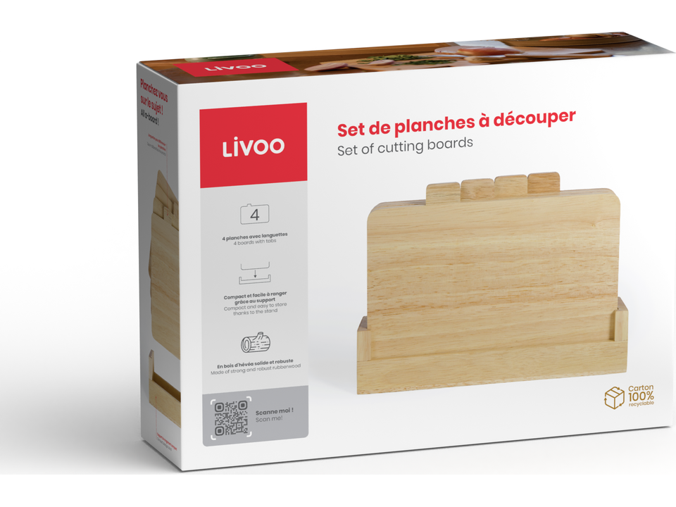 Set van 4 snijplanken 1