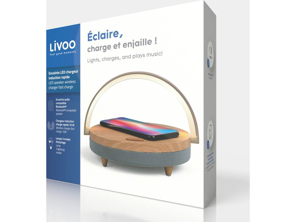 LED Speaker draadloos laden 4