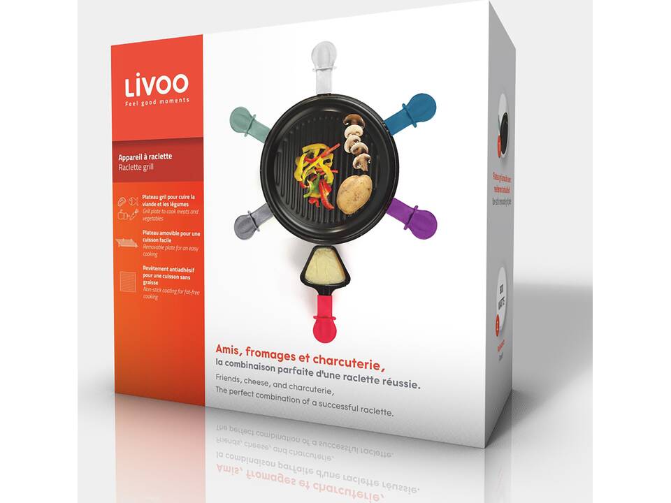 Livoo Raclette grill 6 personen 3