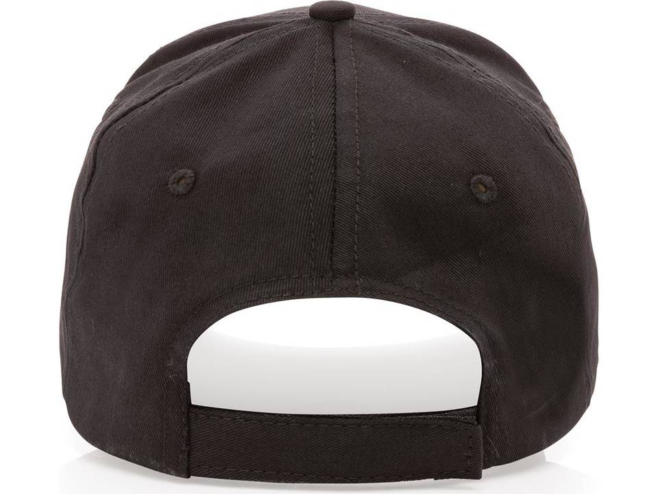 Impact 5 panel 190gr gerecycled katoenen cap met AWARE trac 13