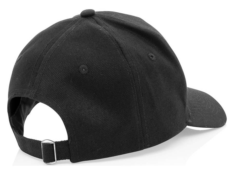 Impact 5 panel 280gr recycled katoenen cap met AWARE tracer 4