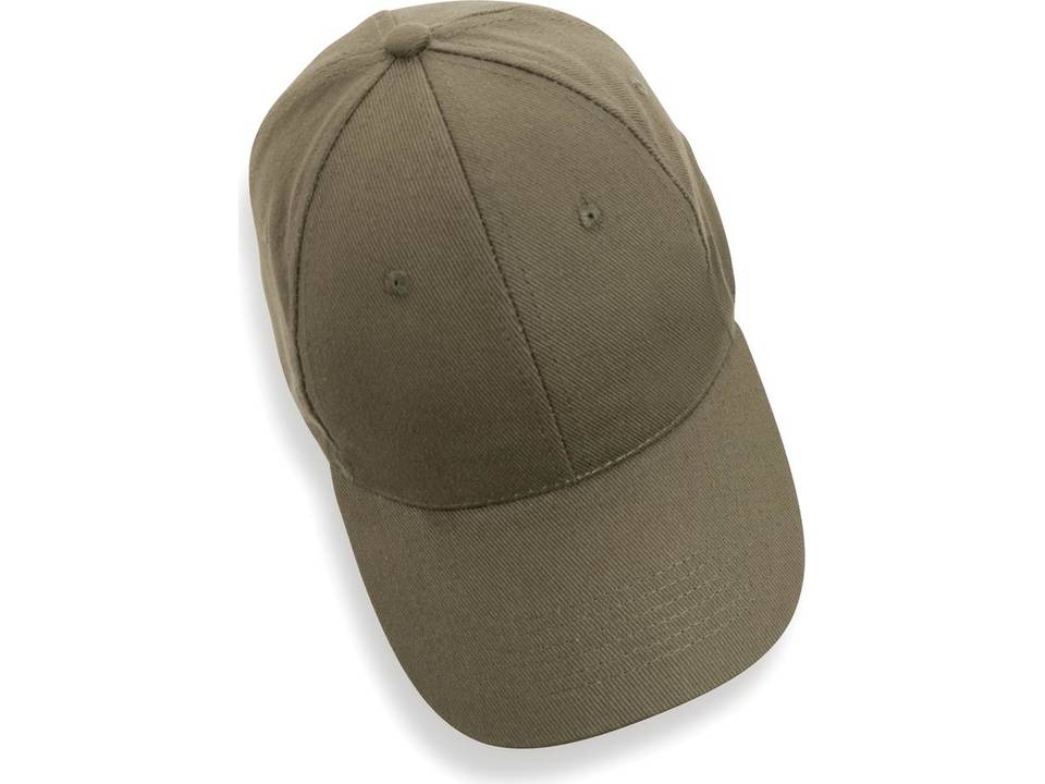 Impact gerecycled katoenen Luxe cap met AWARE tracer 48