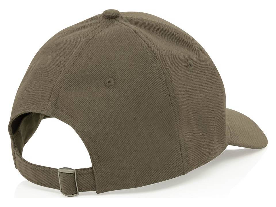 Impact gerecycled katoenen Luxe cap met AWARE tracer 51