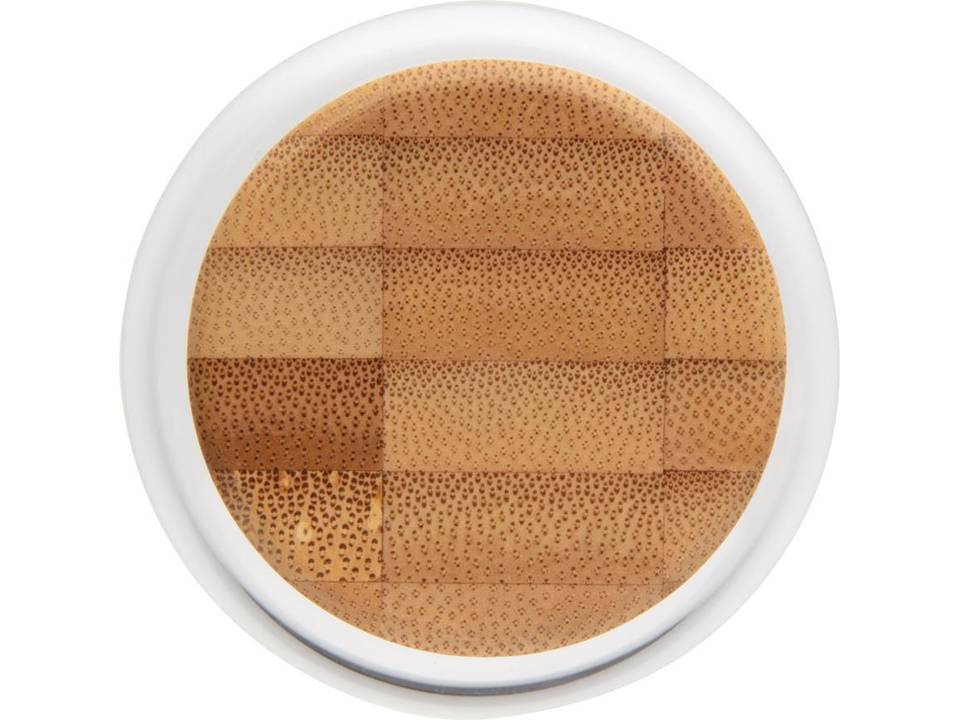 IMPACT borosilicaat glazen fles met bamboe deksel - 750 ml 7