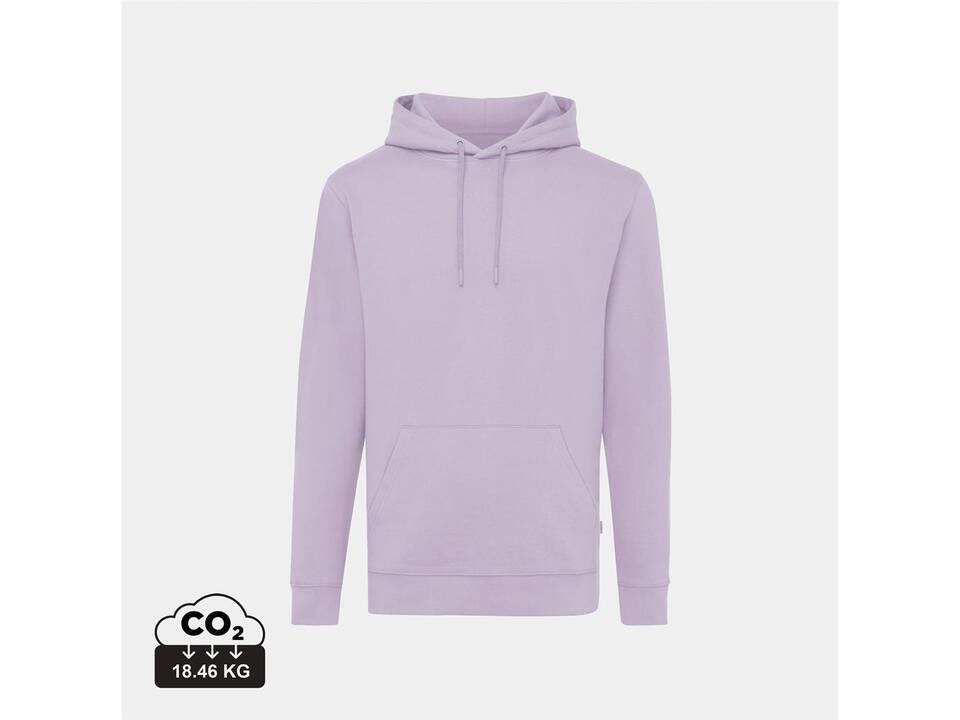 Iqoniq Jasper recycled katoen hoodie lavender