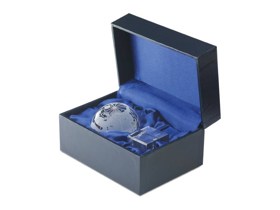 Presse-papier van glas globe 2