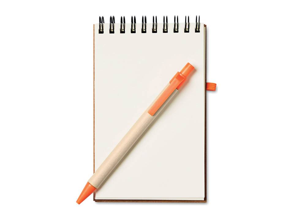 A6 notitieblok met balpen 3