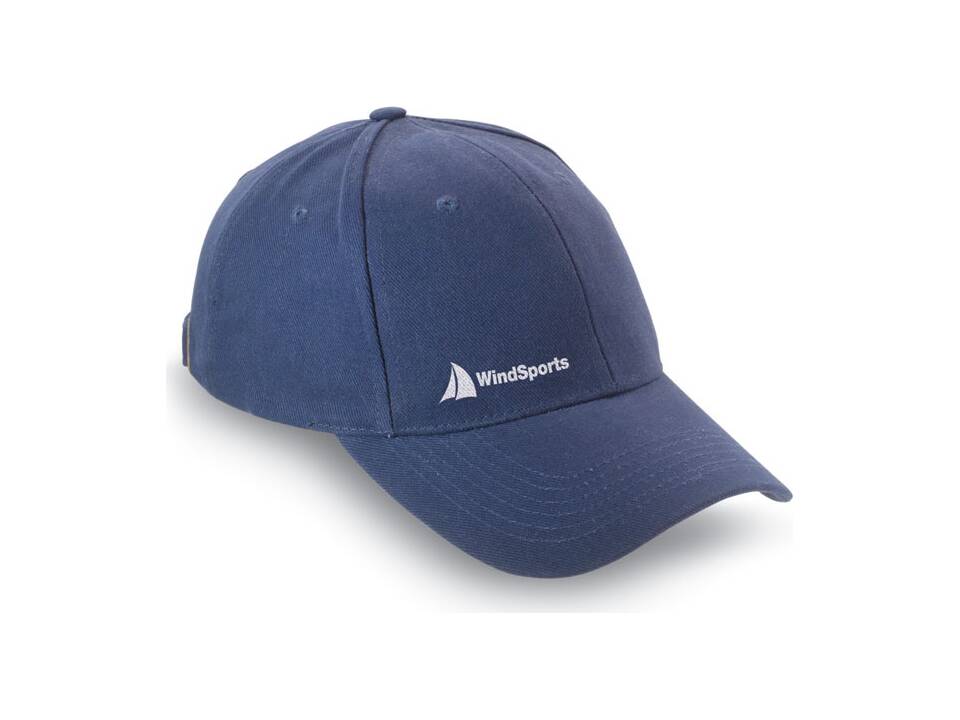 Baseball cap 6 panel met sluiting 5