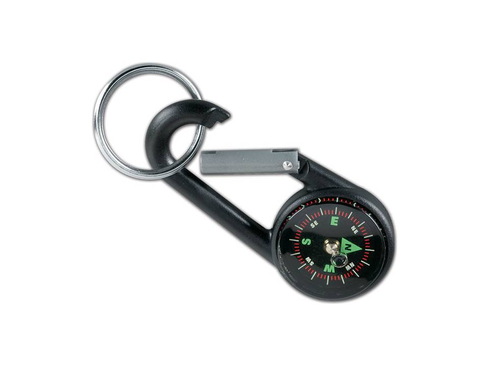 Karabijnhaak met kompas 2