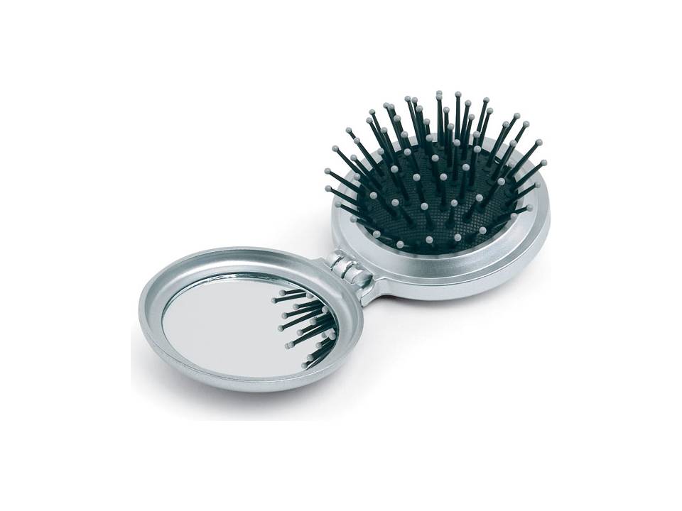 Opvouwbare borstel met spiegel 1