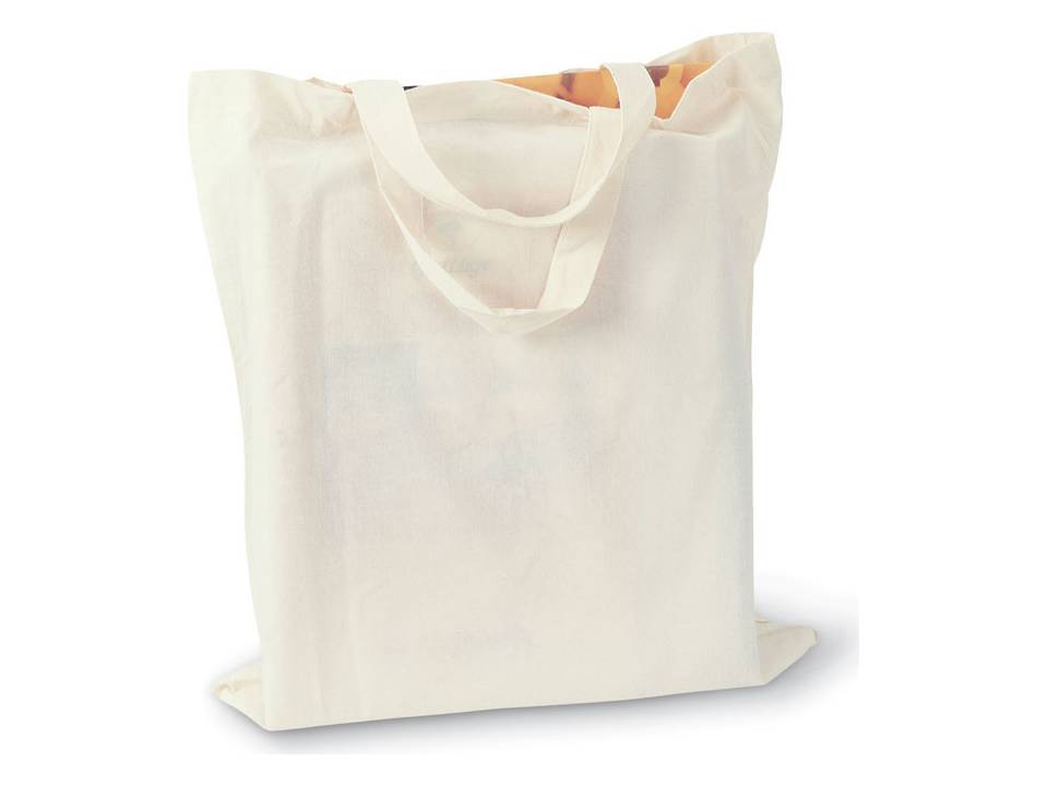 Katoenen boodschappentas met korte hengsels 42x38cm 1