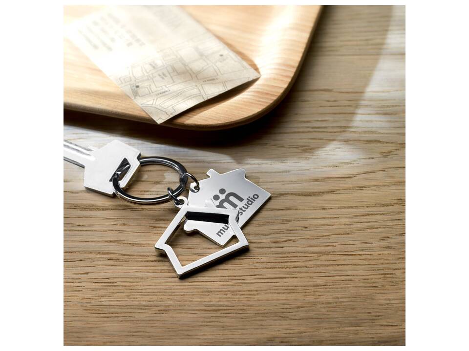 Sleutelhanger in huisvorm 3