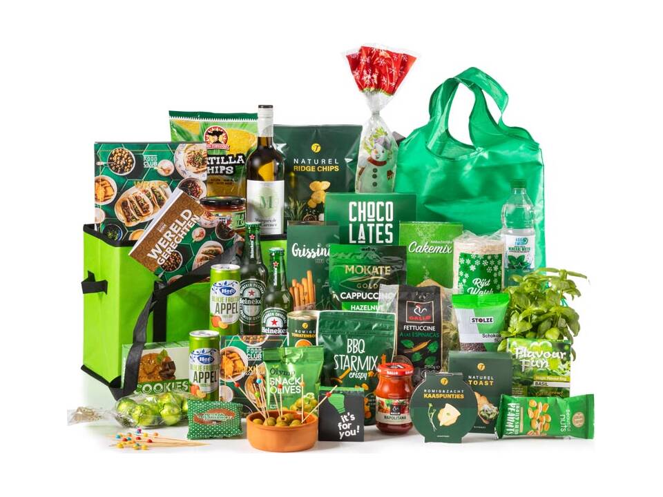 Kerstpakket Volume Topper in groen