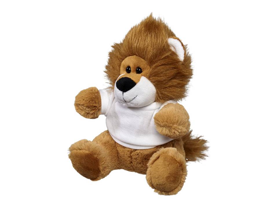 Knuffel leeuw met T-shirt bedrukken