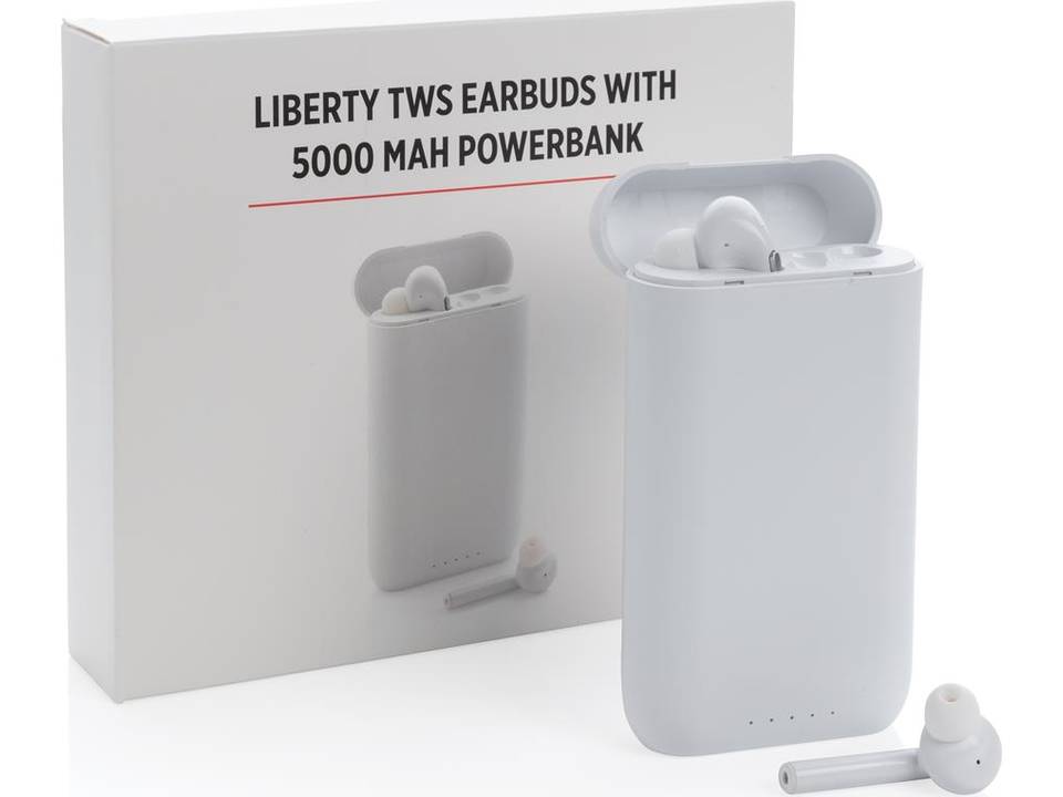 Liberty draadloze oordopjes met 5.000 mAh powerbank 6