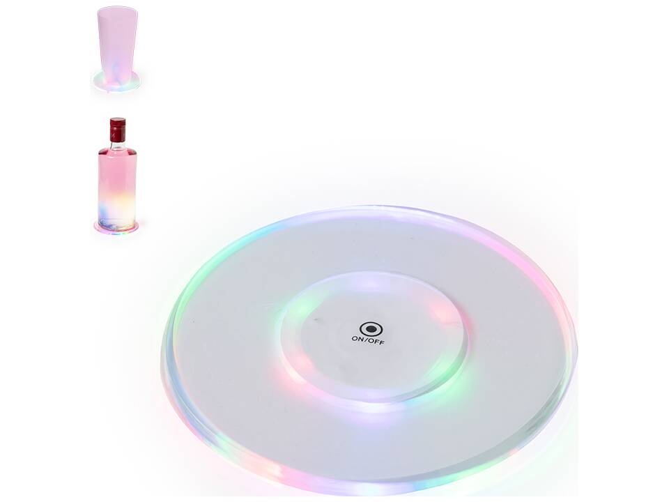 Lichtgevende Party Led onderzetters 1