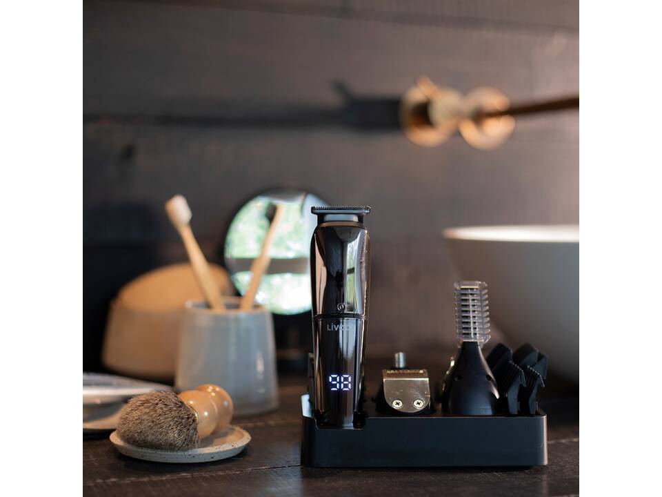 LIVOO Multifunctionele tondeuse en baard- en lichaamstrimset 5