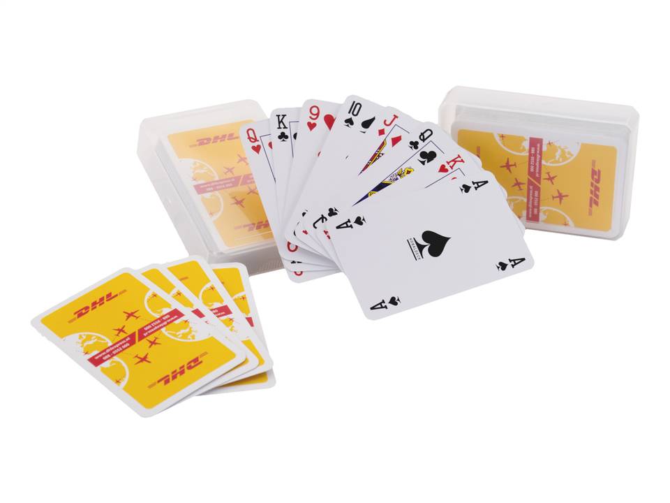 Kaartspel klassiek in transparant doosje 1