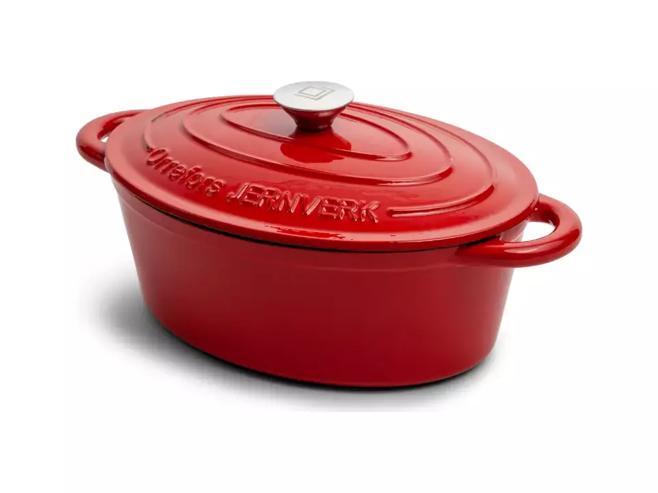 Orrefors Jernverk Ovale geëmailleerde braadpan 3.5L 2