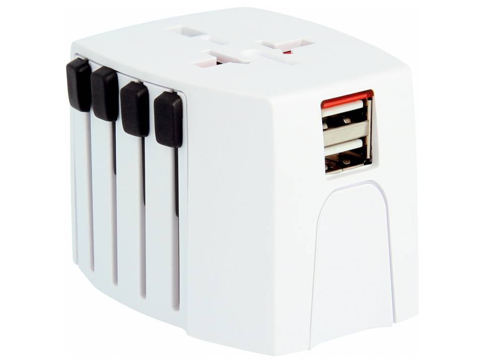 Skross Wereldwijde MUV USB-adapter 6